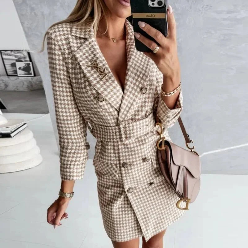 Business Gorgeous Plaid Suits