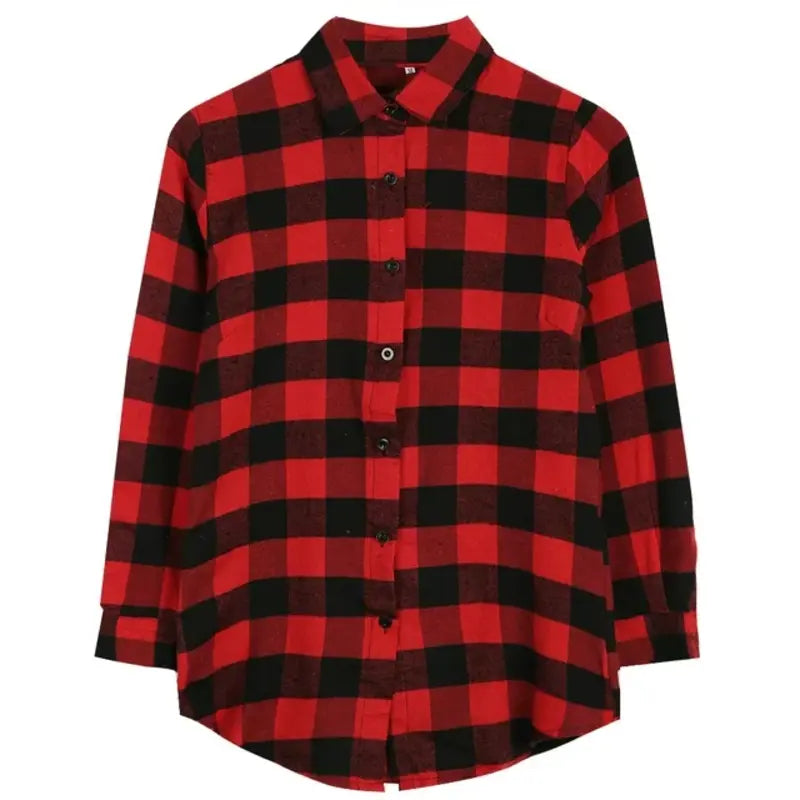 Cotton Plaid Daily Shirt