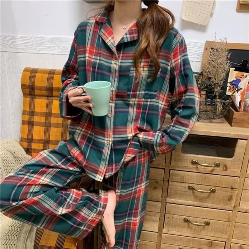 Multicoloured Plaid Pyjama