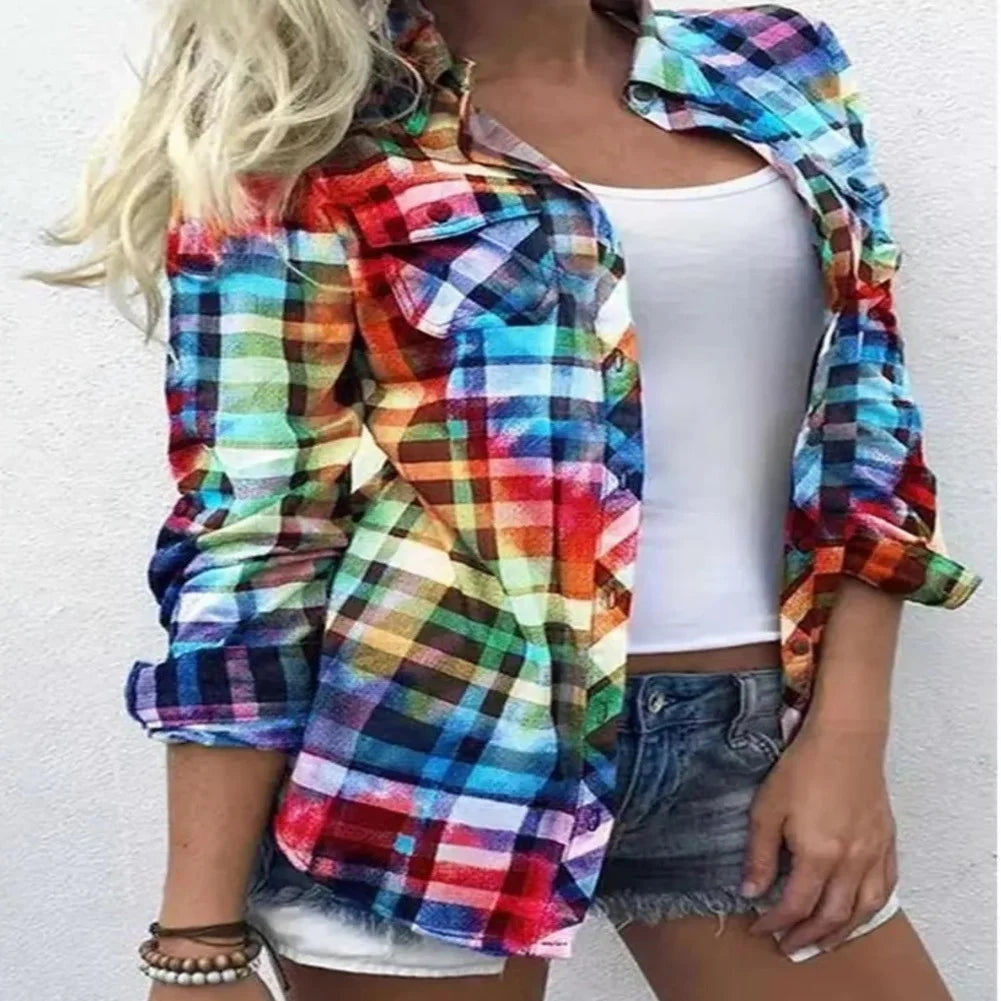 Slim Trendy Plaid Shirt