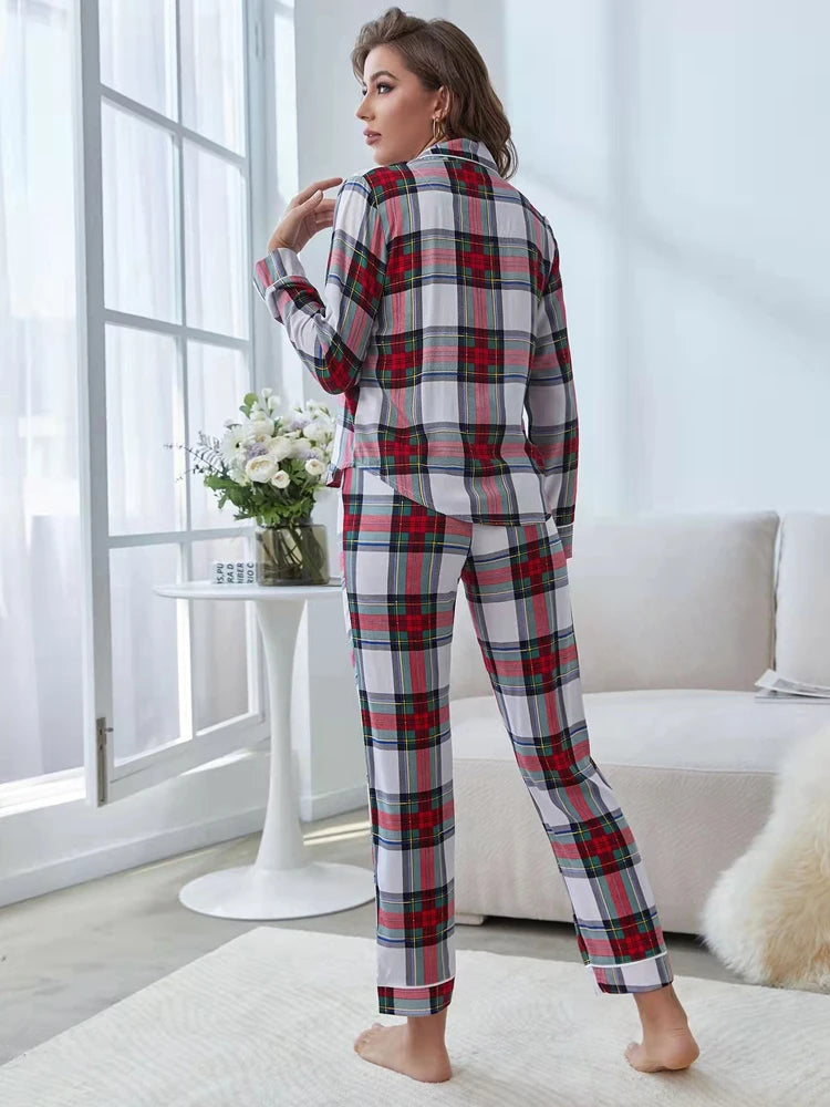 Sweet Home Plaid Pyjama Set