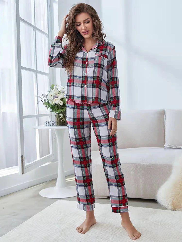 Sweet Home Plaid Pyjama Set