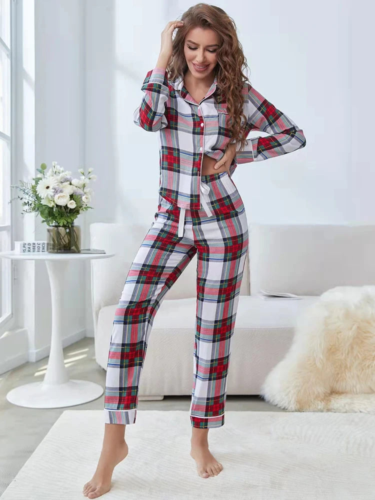 Sweet Home Plaid Pyjama Set