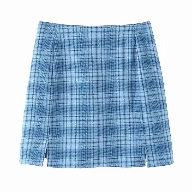 Tartan Vintage Plaid Mini Skirt