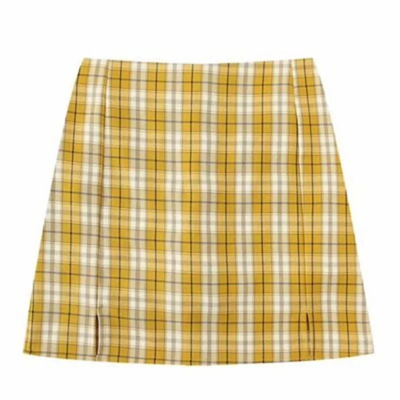 Tartan Vintage Plaid Mini Skirt